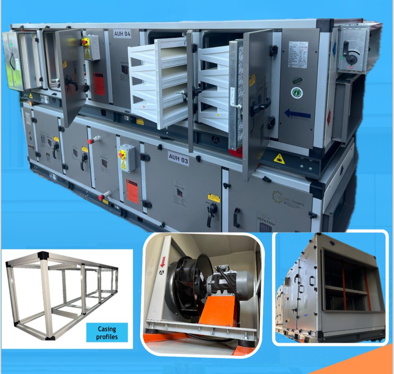 Hygienic Type Air Handling Unit (AHU) – German Quality by Air Pro